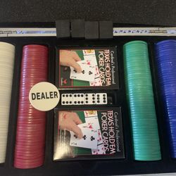 Texas Poker Set With Carrying Case