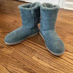 Ugg Blue Bailey Bow Boots Size 9