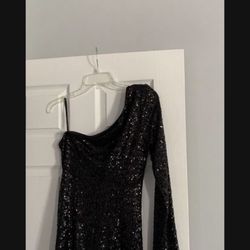 Vince Camuto Black Sequins Dress Size 10