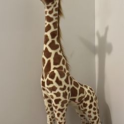 Melissa & Doug Giant Giraffe Stuffed Animal, Lifelike Plush Toy Stands Over 4-Feet Tall