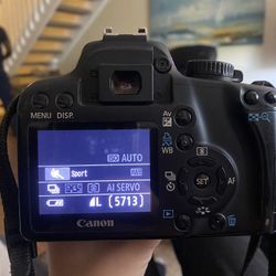 Canon EOS 1000D with 18-55mm Lens 