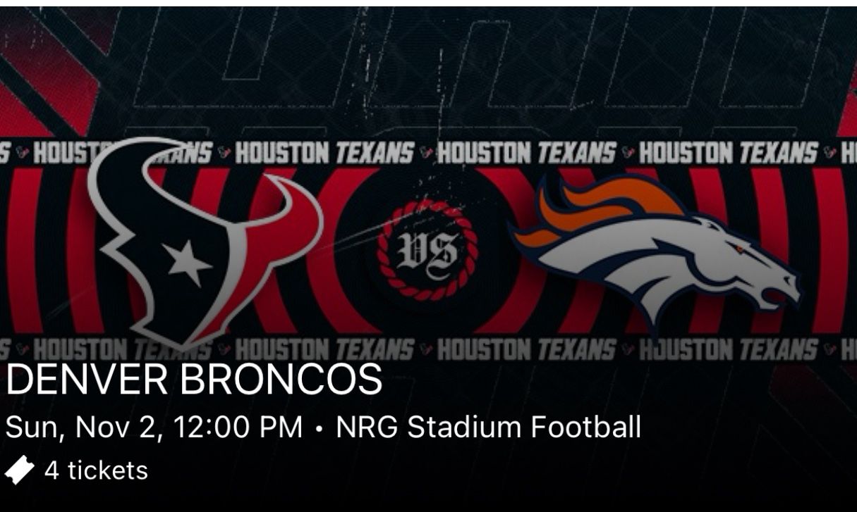 Texans Tickets 