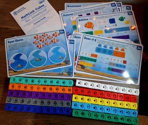 Learning Resources Math Link Cubes & Activity Cards
