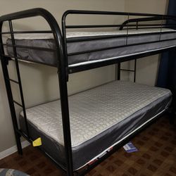Twin Size Bunk Beds With Mattresses