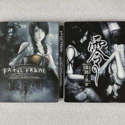 Fatal Frame: Maiden of Balck Water Custom made Steelbook Case only for PS2/PS3/PS4/PS5/Xbox (No Game) New
