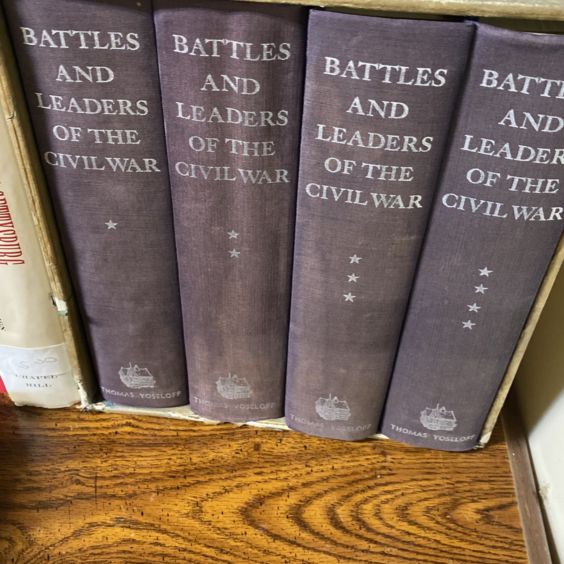 4 Volume Set Civil War Books