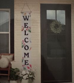 Welcome Easter Sign 