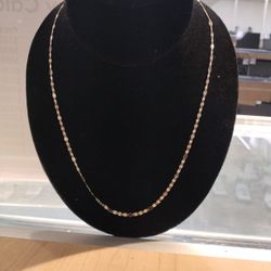 14k Tri Color Gold Necklace 