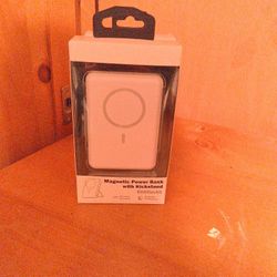 Magnetic Power Bank With Kick Stand