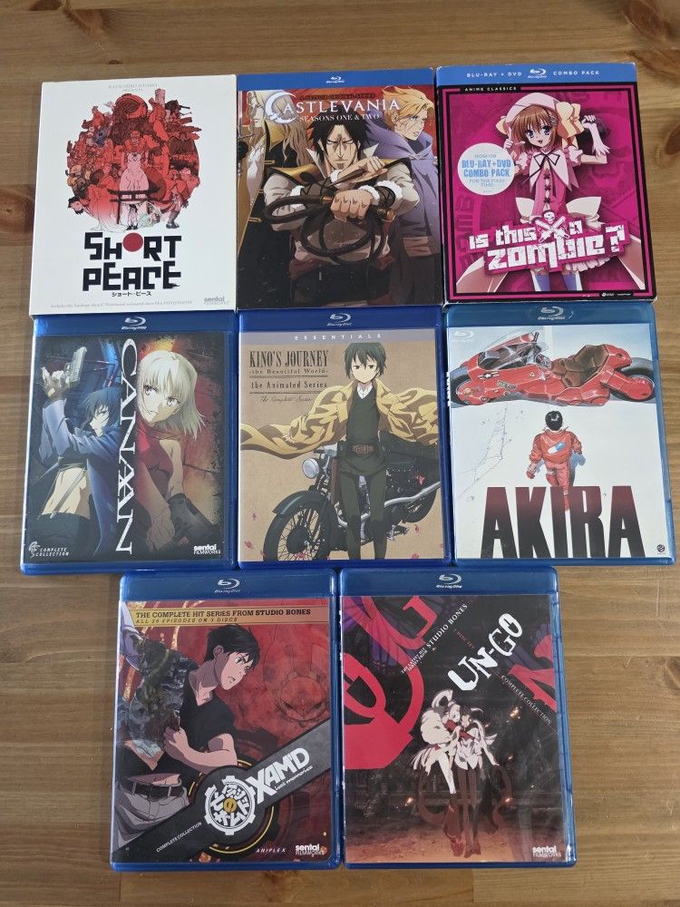 Anime Blu Rays