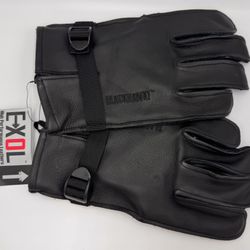 Blackhawk! Strike Force Fast Rope Leather Gloves Size Adult Men's Large L Black