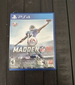 Madden NFL 16 (Sony PlayStation 4, 2015)