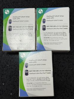 3 Boxes One touch Ultra (3x100) Test Strips