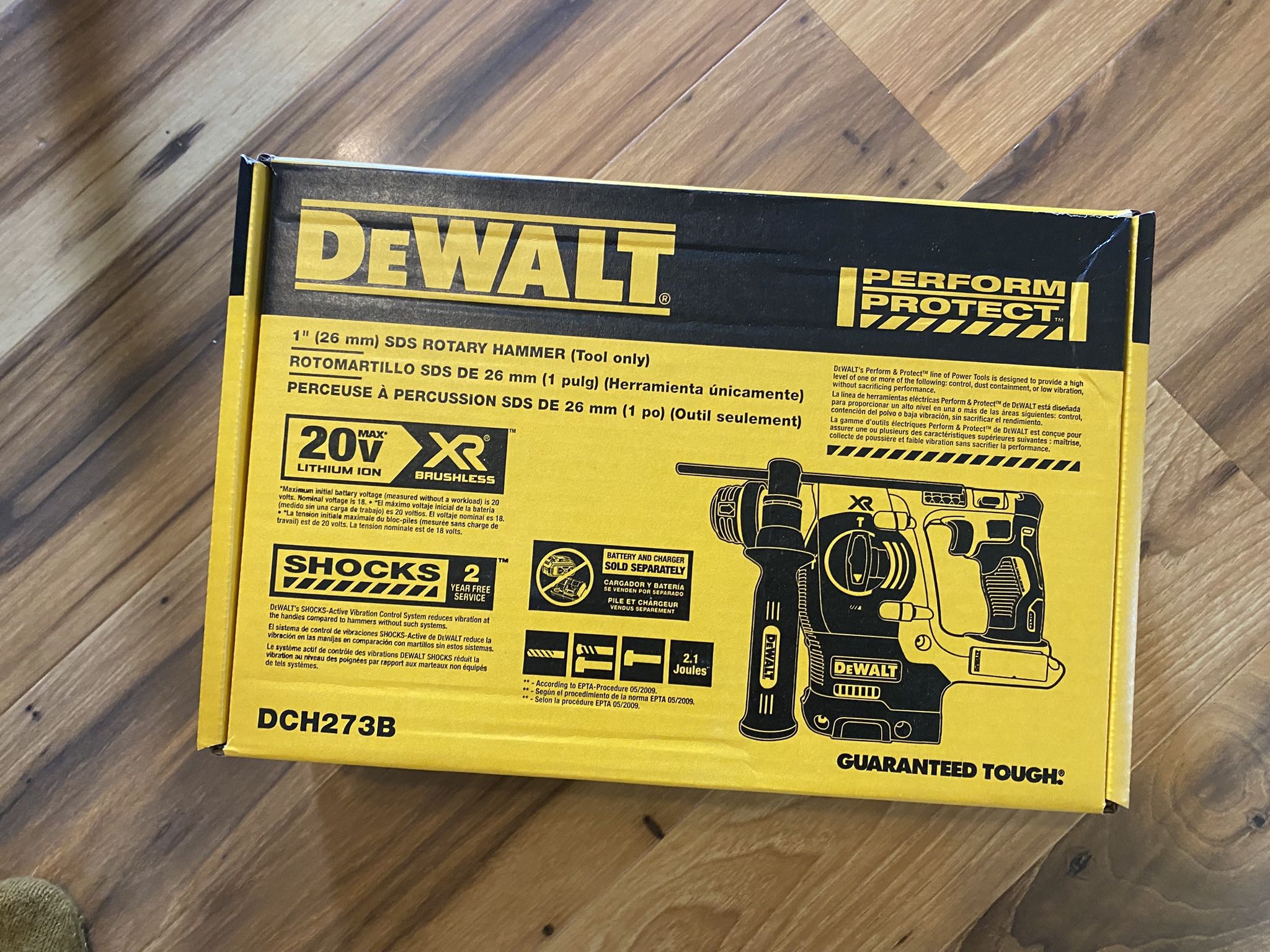 Dewalt 20v XR 1” SDS Rotary Hammer