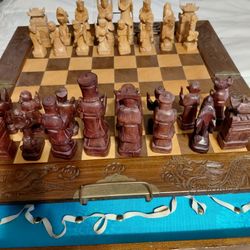 antique chess set  