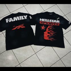 Brand New Hellstar Sports Family Tee Sizs: S & M Includes Tags And Authentic Scanning NFC