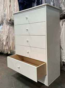 5 Drawer White Color 