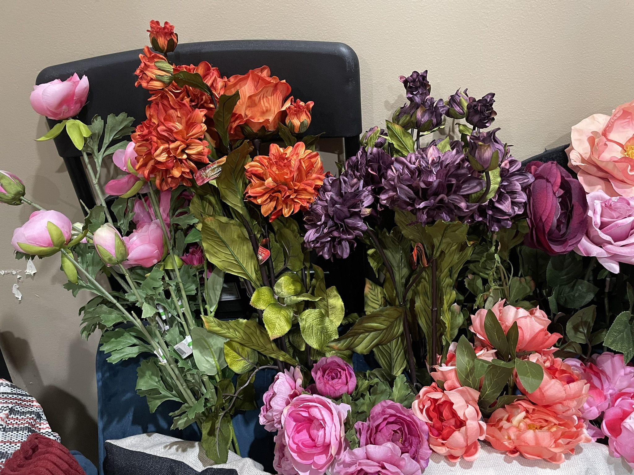 Silk Flowers - Large Variety From Hobby Lobby, Michael’s, & Ling’s