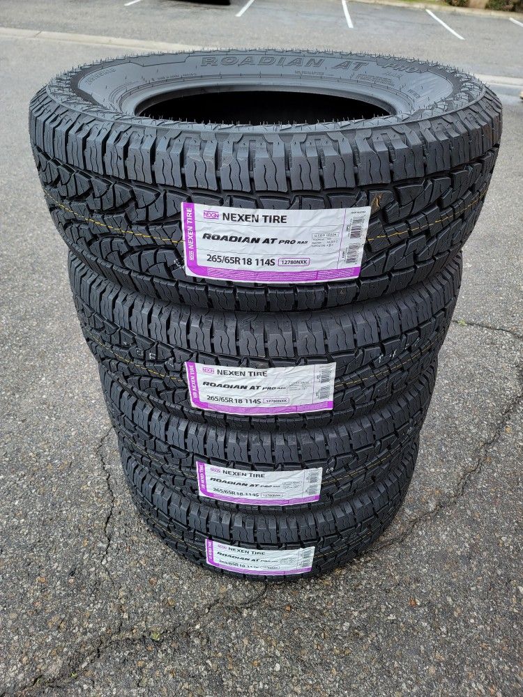 265 65 18 NEW TIRES SILVERADO SUBURBAN AVALANCHE TAHOE SIERRA F150 RAM 