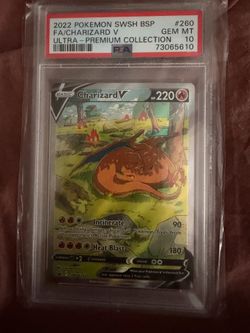 Charizard V SWSH260 PSA 10