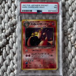 Pokémon 1997 Dark Charizard #6 Rocket Holo Rare PSA 7 JPbdaut