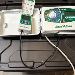 Rain Bird Controller With LNK2 WiFi Module And WR2 Wireless Sensor