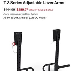 New Titan Adjustable Lever Arms & Lever Arm Leg Press Attachment