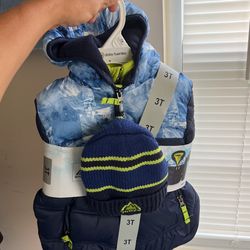 3T Kids Jacket With Hat