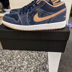 Jordan 1 Low Denim Size 9m 