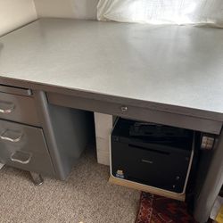 Free Mid-century Modern Vintage Steelcase Tanker Desk