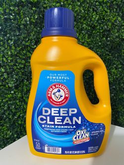 ARM & HAMMER Plus OxiClean Max Force Deep Clean Stain Detergent, Sparkling Clean