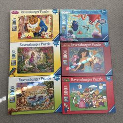 Ravensburger 100 Piece Disney & animal Puzzles 