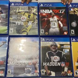 Play Station 4 Games