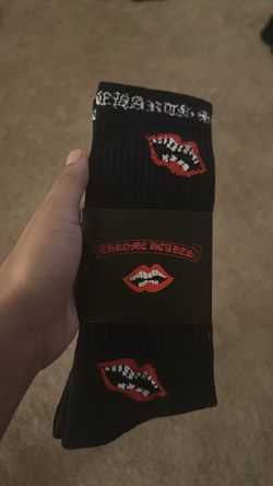 Chrome heart socks