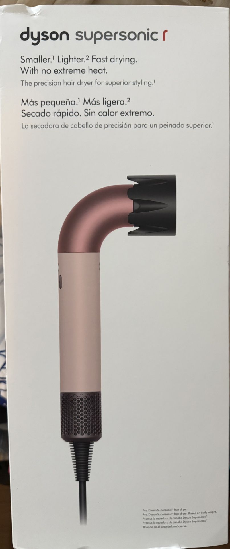 New Dyson Supersonic rM hair dryer (Ceramic Pink/Rose Gold)
