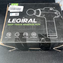 Legiral Deep Tissue Massage Gun Brand New Open Box 