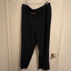 Black Dress Pants  2 xl with Gold Hardware