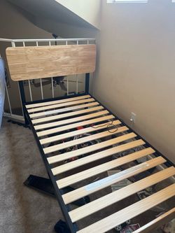 Twin bed frame no mattress
