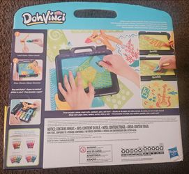 Play-Doh DohVinci On the Go Art Studio Art Case for Kids and Tweens with 5 Non-Toxic Colors