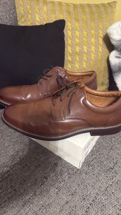 Men's Brown Leather Oxford Dress Shoes