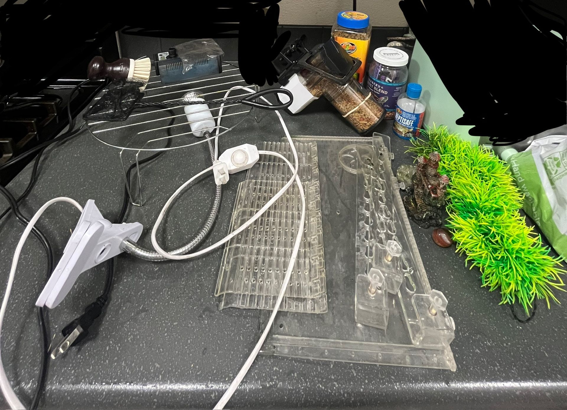 20-Gallon Turtle Tank Full Setup (Description For Item List)