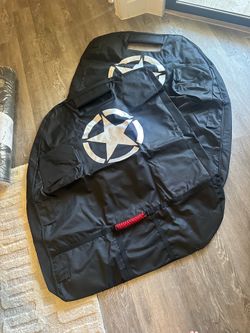 Jeep accessories — door/roof storage bags and rear mat - NEW