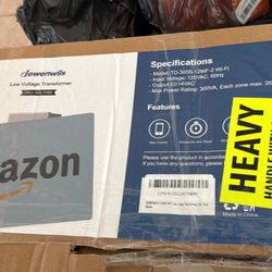 Transformador Inteligente Dewenwils 300W Wi-Fi para Luces de Exterior