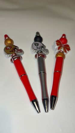 NFL inspired Beaded Pens