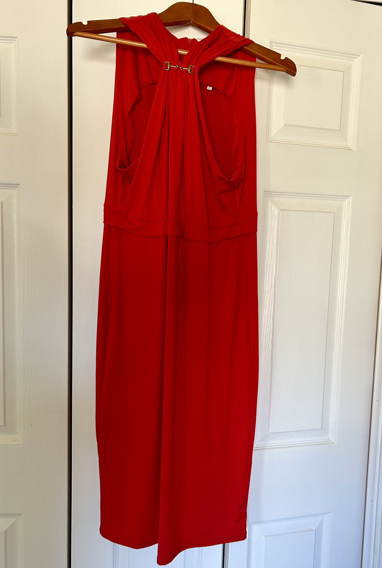 Cocktail Red Sleeveless Formal Dress XXL 