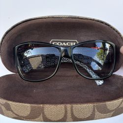 Coach sunglasses with case