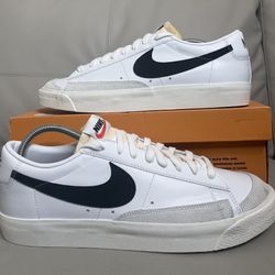 Nike Blazer Vintage Low 77 White Casual Shoes Sneakers Men’s Size 12.5 NEW