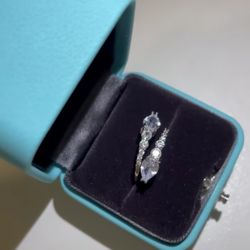 Zirconia Diamond Snake Ring