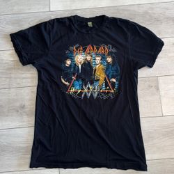 Def Leppard Hysteria ‘87 Tour T shirt Men’s Medium 