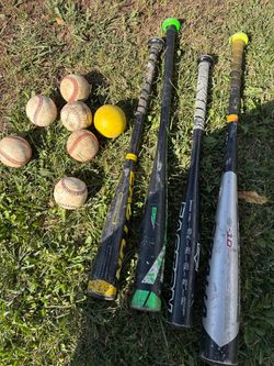 Baseball bats w/ balls